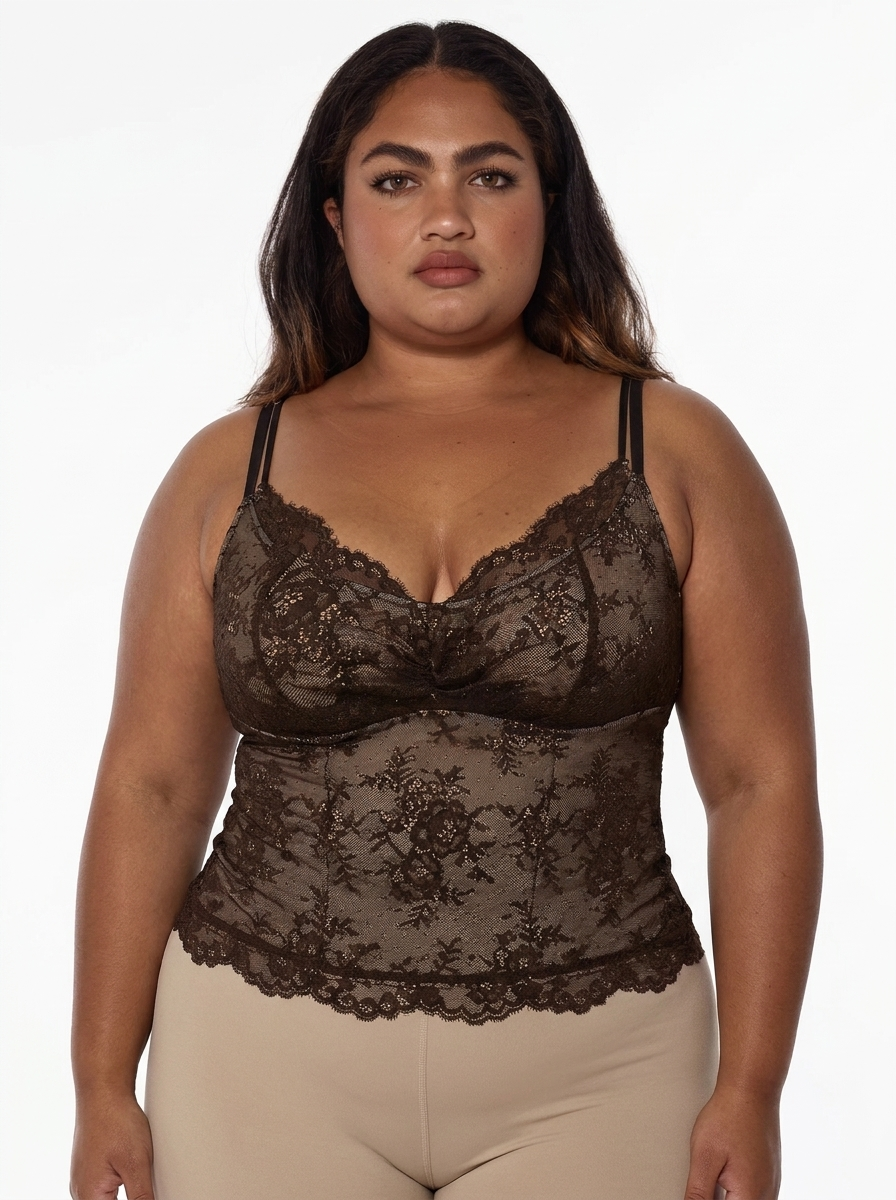 Shapewear Lace Contouring Camisole - Skin